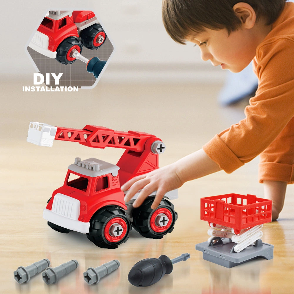 Build & Save the Day DIY Fire Rescue Toy for Little Builders Ages 3+