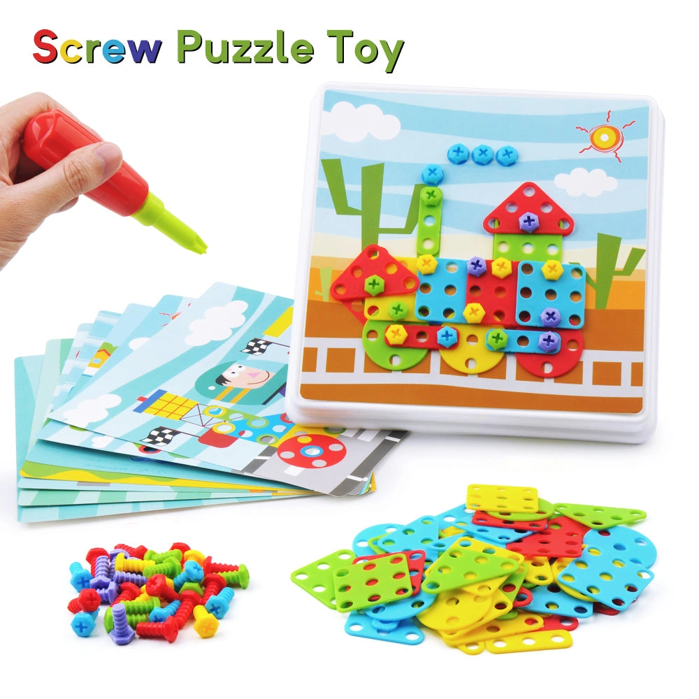 GizmoVine Toddler Puzzle: Shape & Color Fun. STEM Learning Adventure for Little Builders! Brain Boost Games!